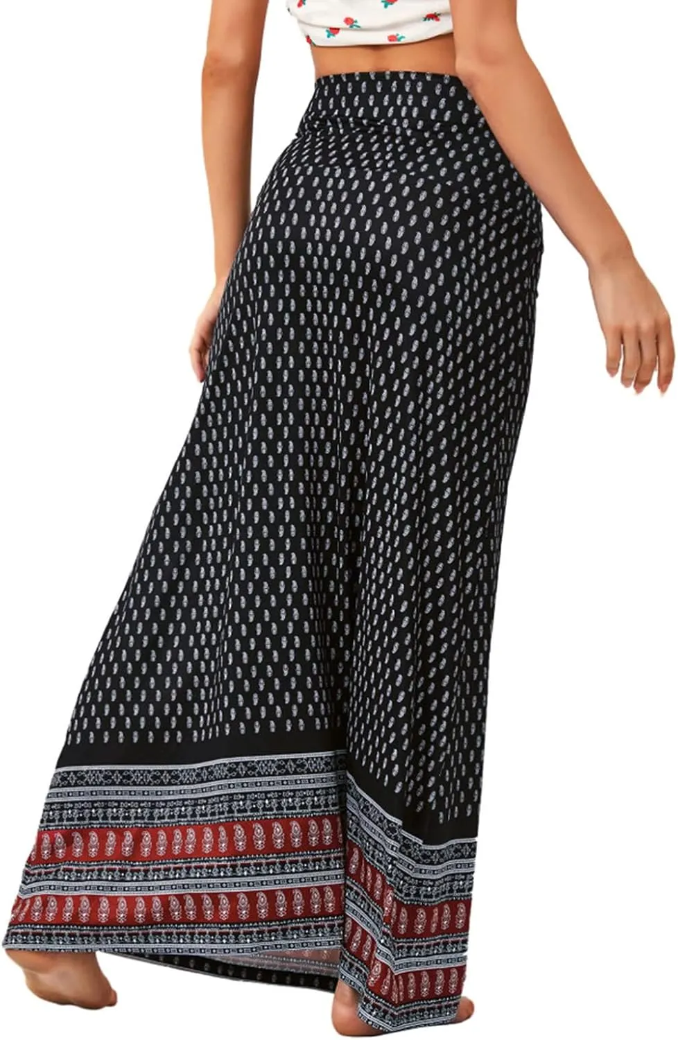 Skorts Skirts for Women Skirts for Women Summer Maxi Dress Midi Bohemian Beach Dress Prints Long Skirts Beach