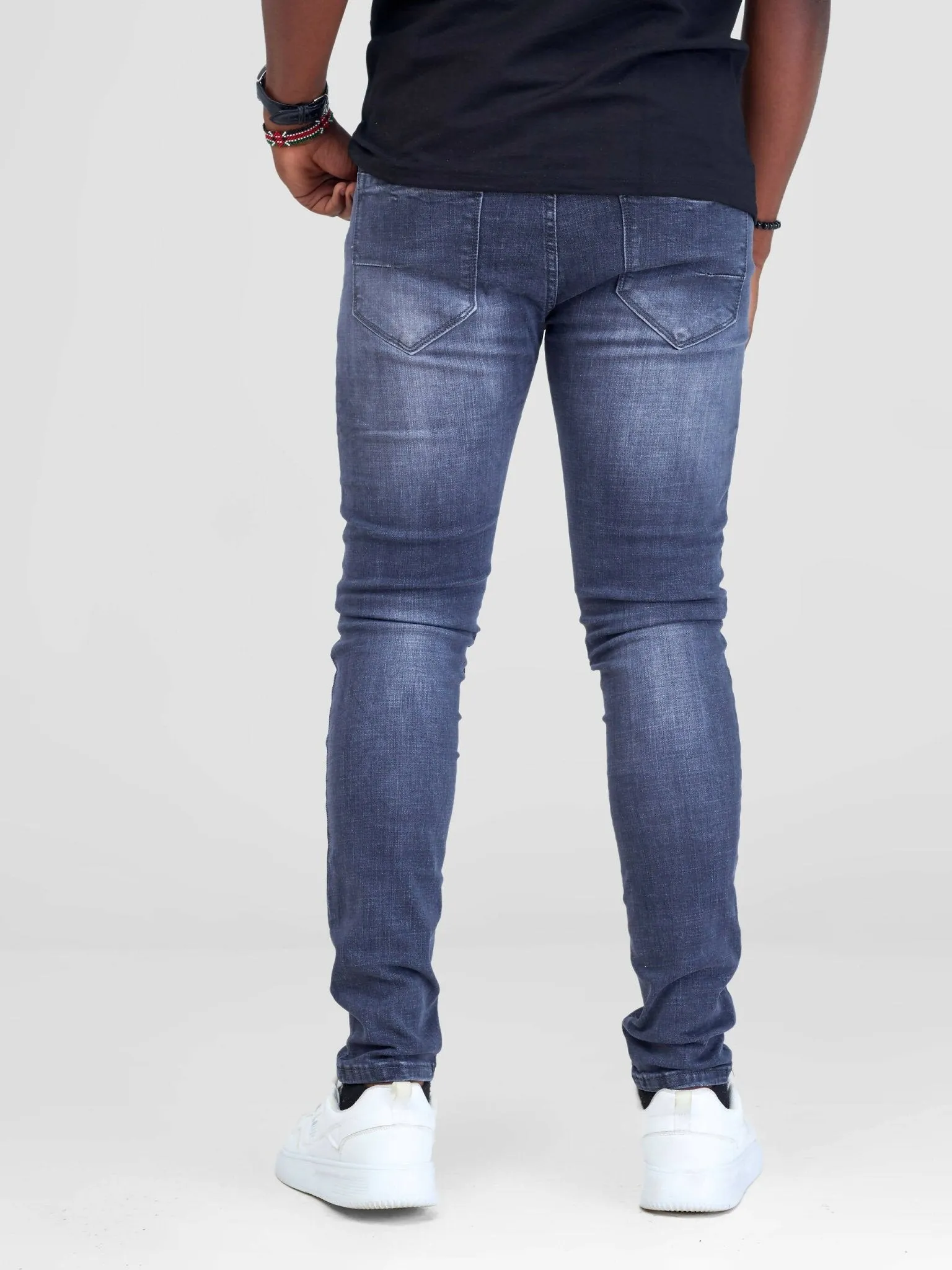 Stylish Sisters Mens Plain Jeans - Grey