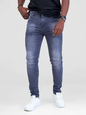Stylish Sisters Mens Plain Jeans - Grey