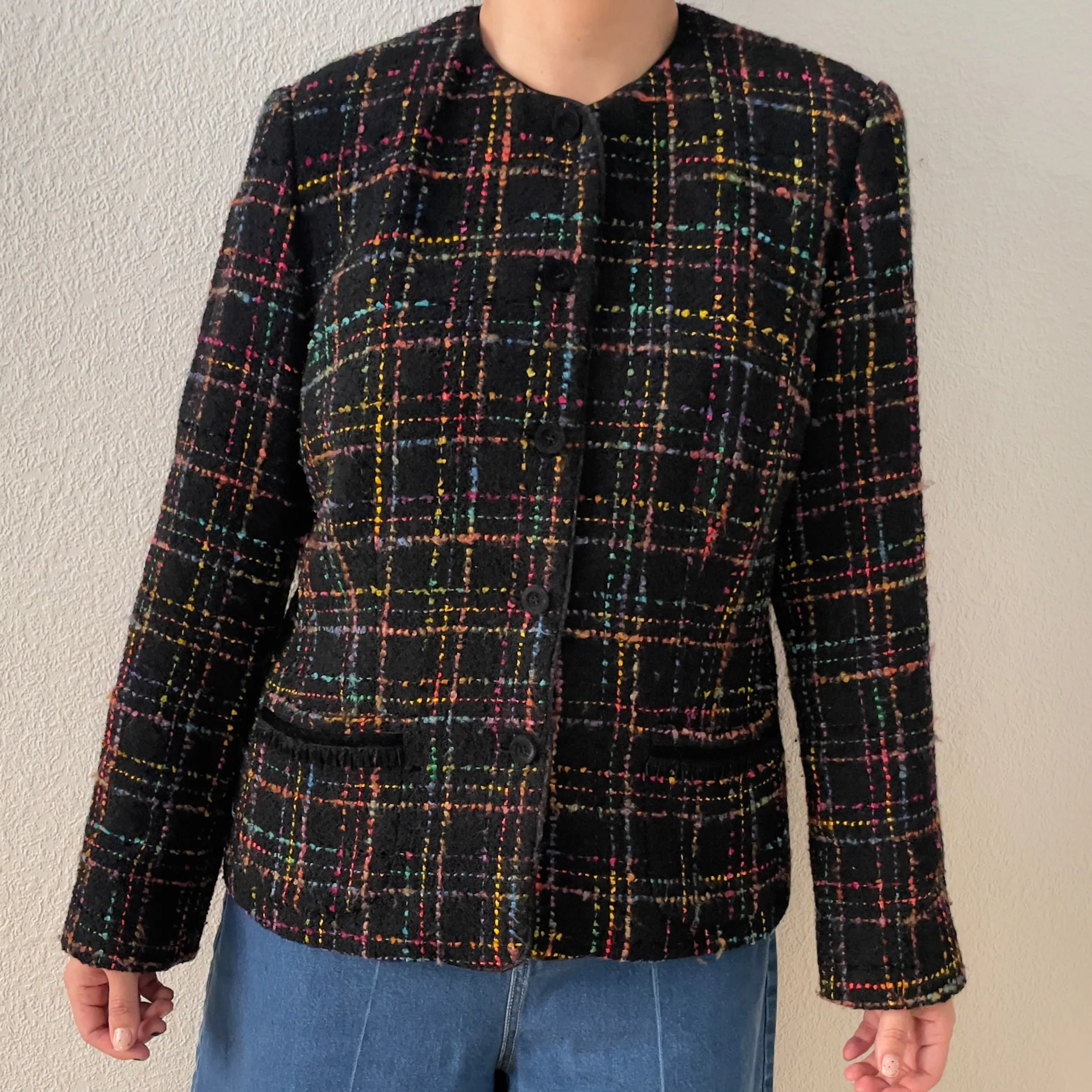 Vintage Wool Bouclé Jacket