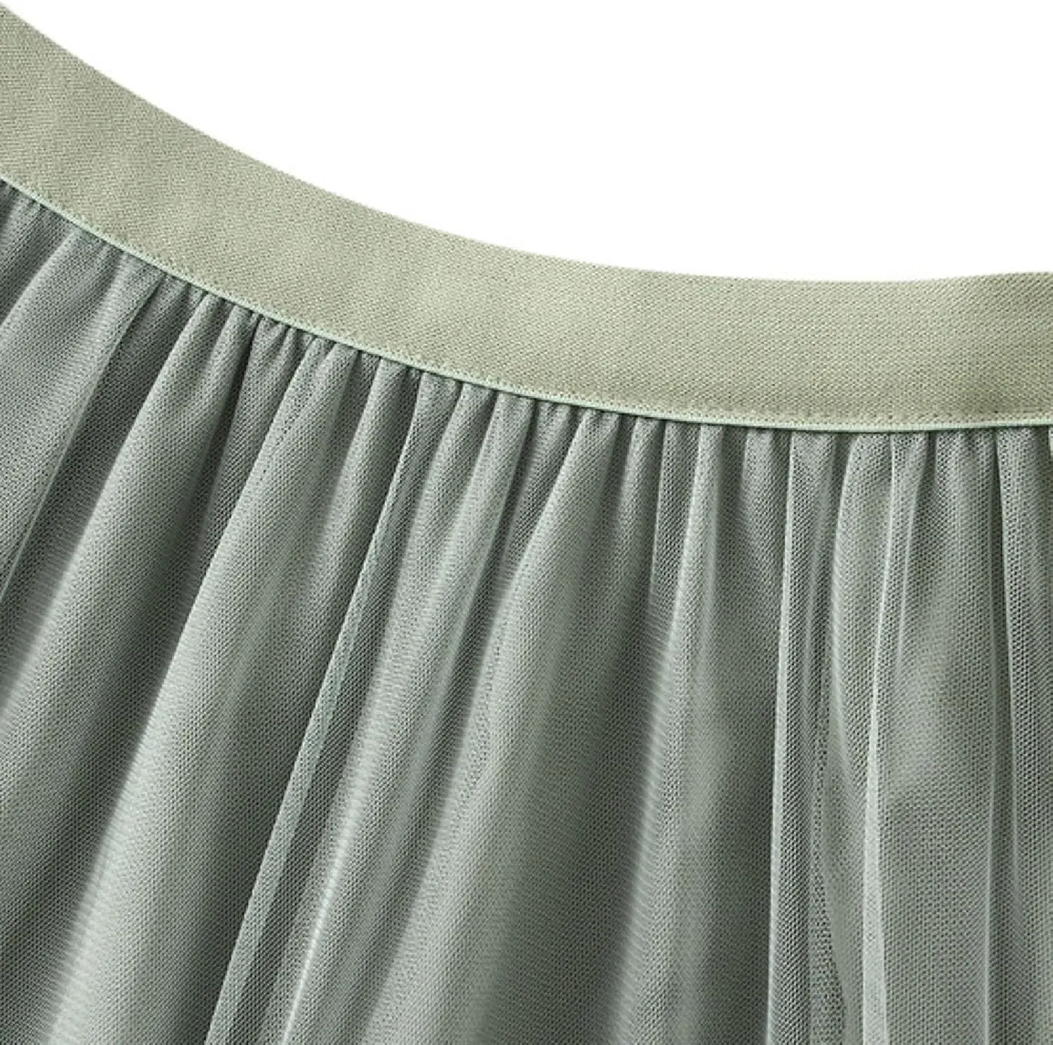 Women's A Line Tulle Party Dinner Tutu Skirt Brown Stretchy High Waisted Flared Skirt Womens Button Front Denim